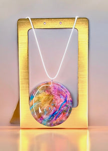 Crystal Faux Round Necklace